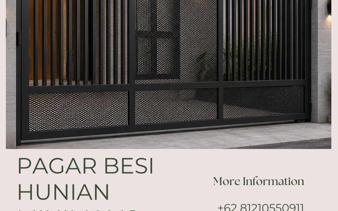 Pagar Besi Hunian Minimalis Kalideres JakBar
