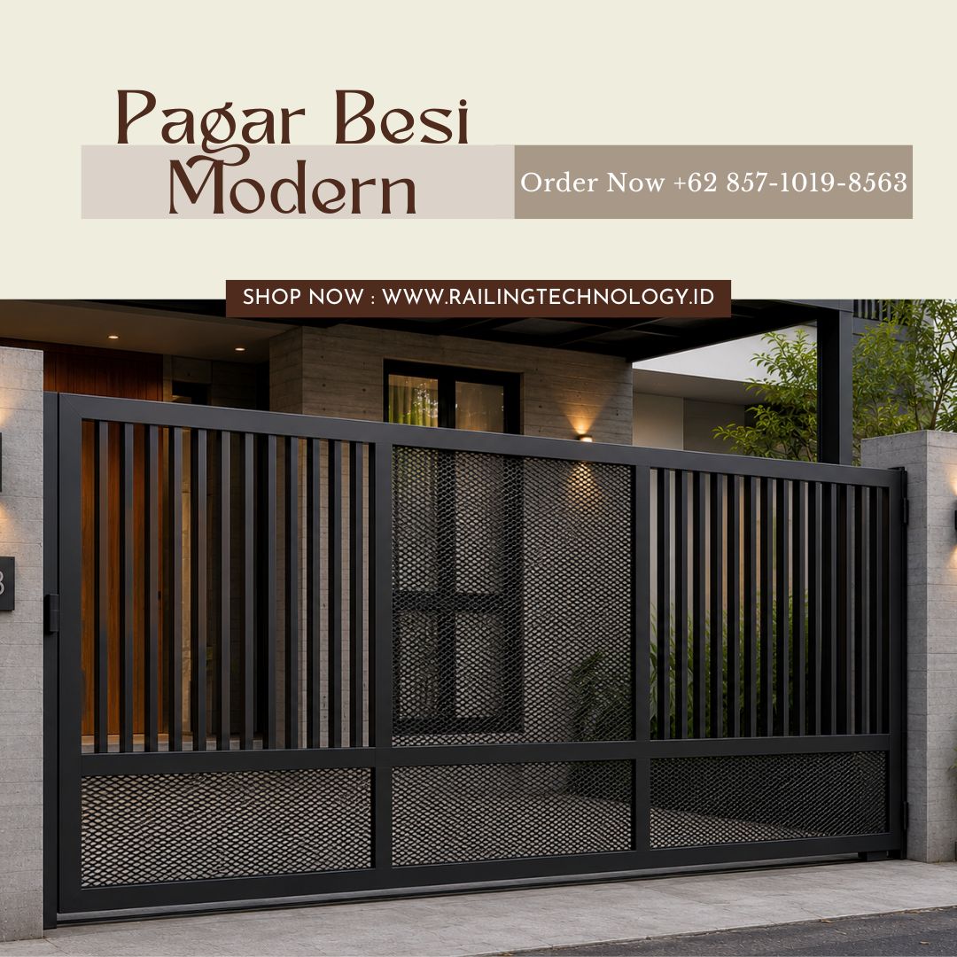 Pagar Besi Minimalis Modern Jelambar JakBar