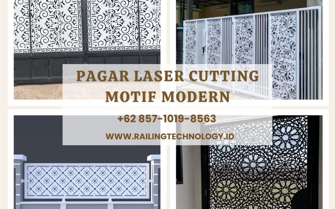 Pagar Laser Cutting Motif Modern Meruya