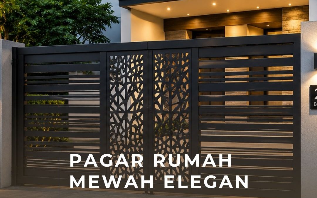 Pagar Rumah Mewah Elegan Meruya JakBar