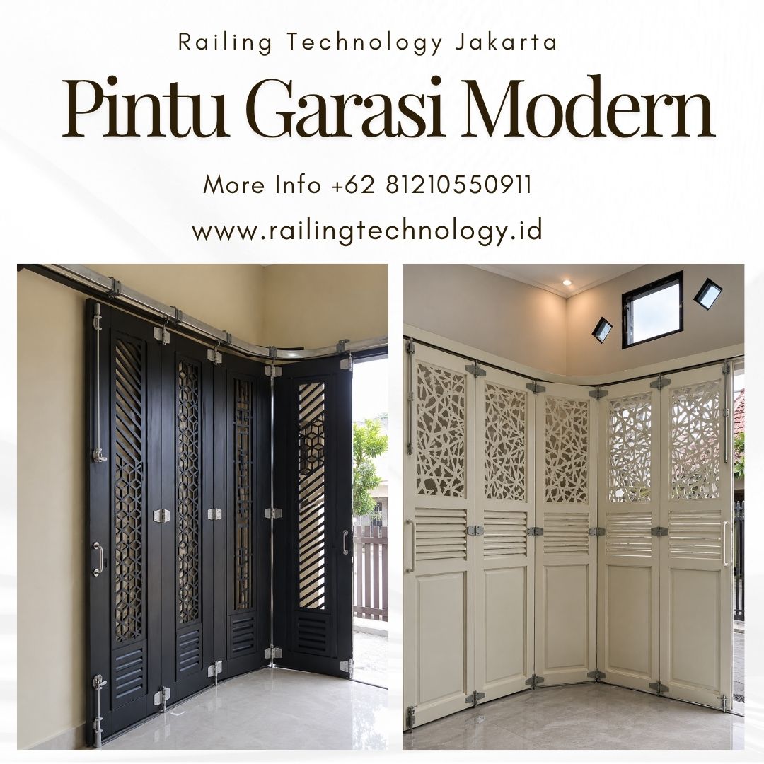 Pintu Garasi Besi Modern Kalideres JakBar
