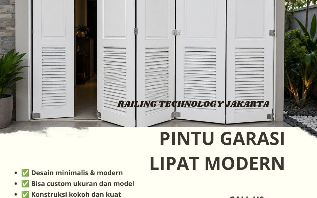 Pintu Garasi Lipat Modern Jakarta Barat