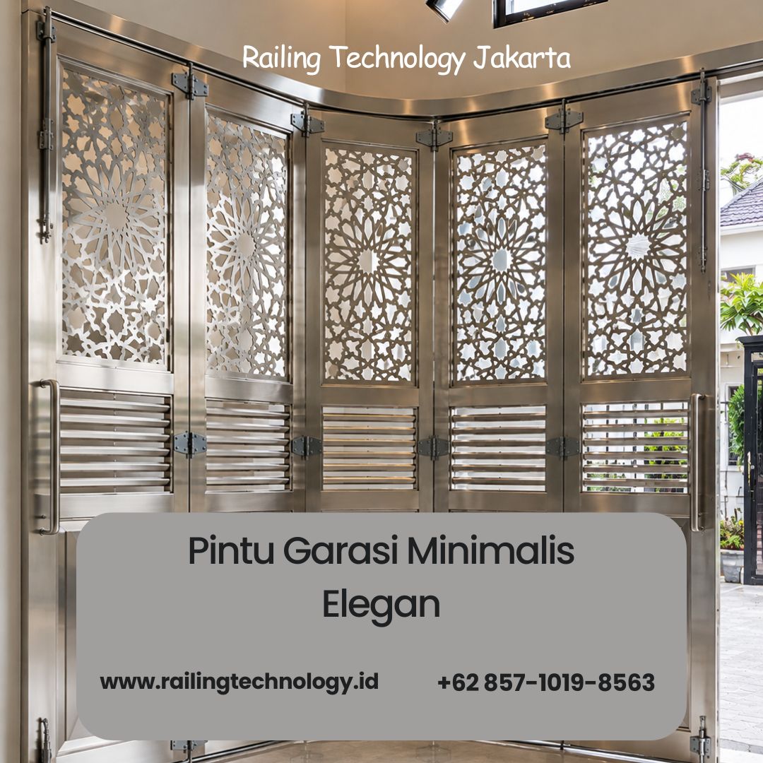 Pintu Garasi Minimalis Elegan Grogol JakBar