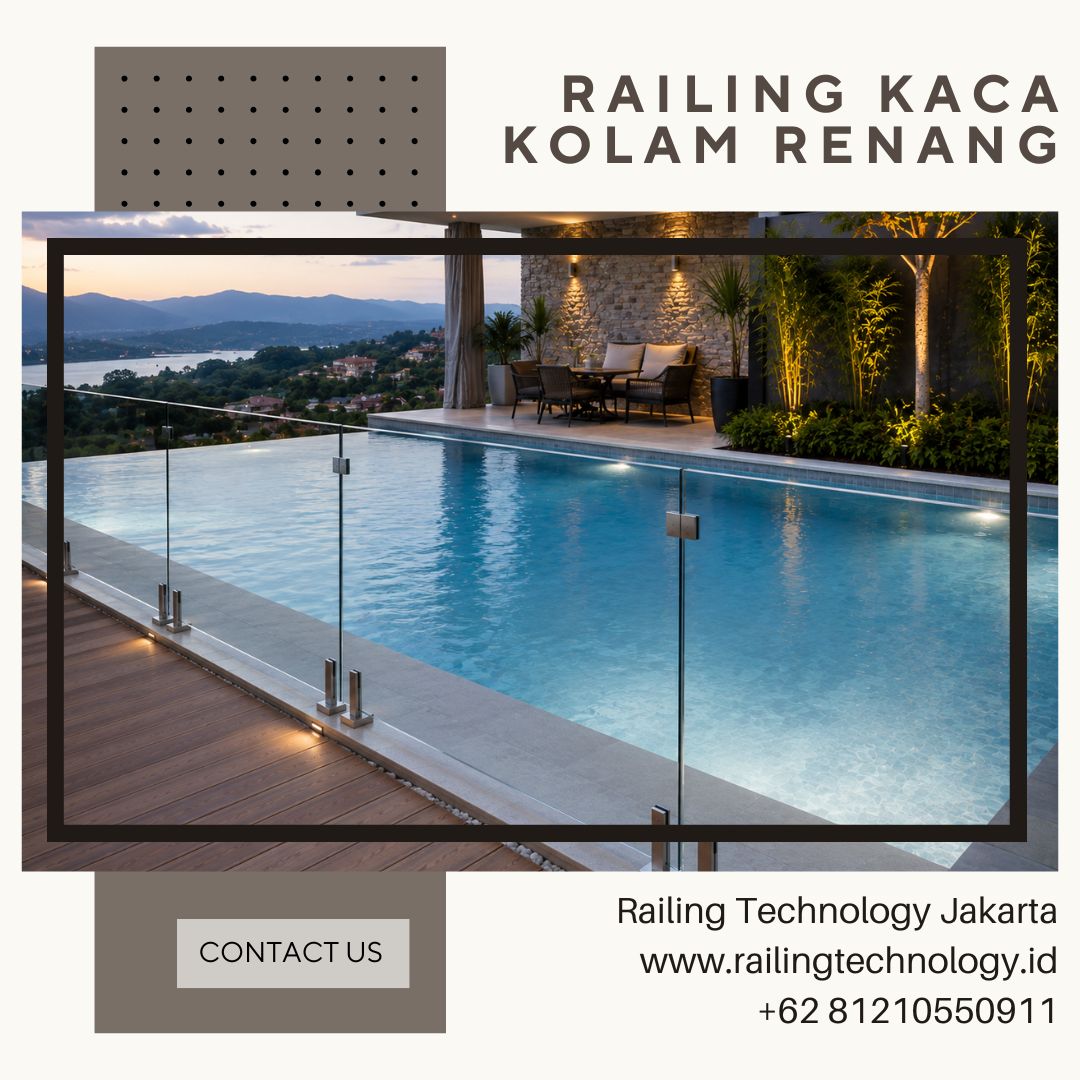 Railing Kolam Renang Kaca Kedoya JakBar