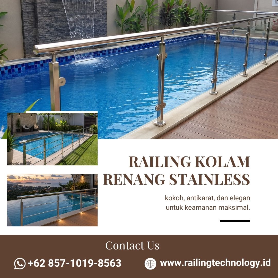 Railing Kolam Renang Stainless Duri Kosambi