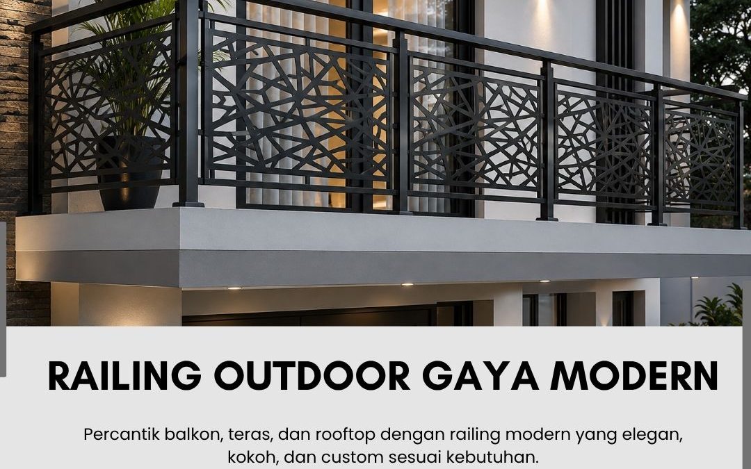 Railing Outdoor Gaya Modern Meruya JakBar