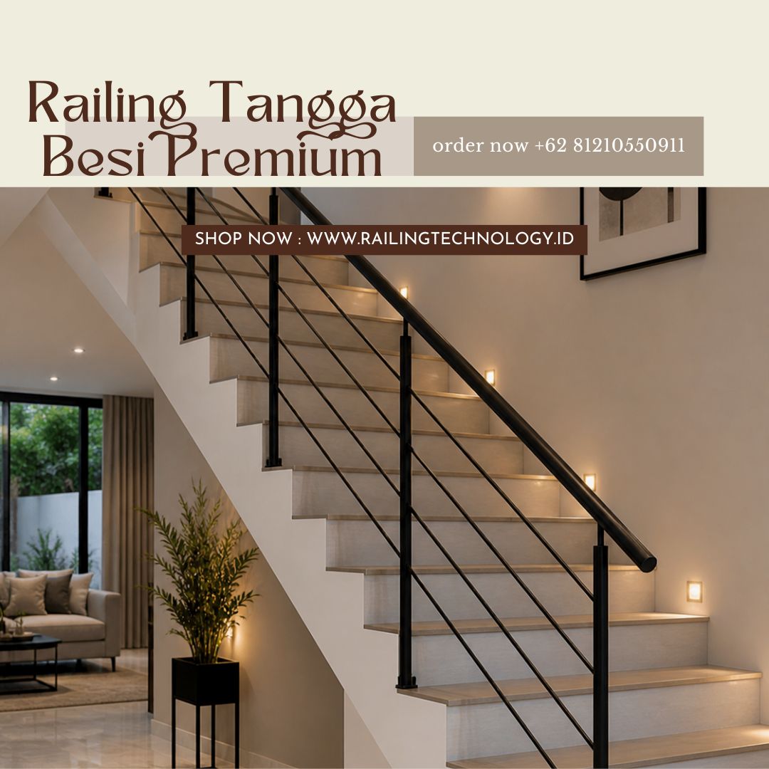 Railing Tangga Besi Premium Palmerah JakBar