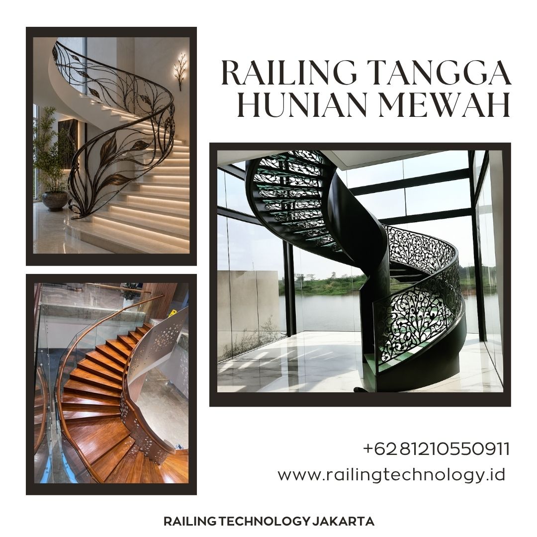 Railing Tangga Hunian Mewah Jakarta Barat