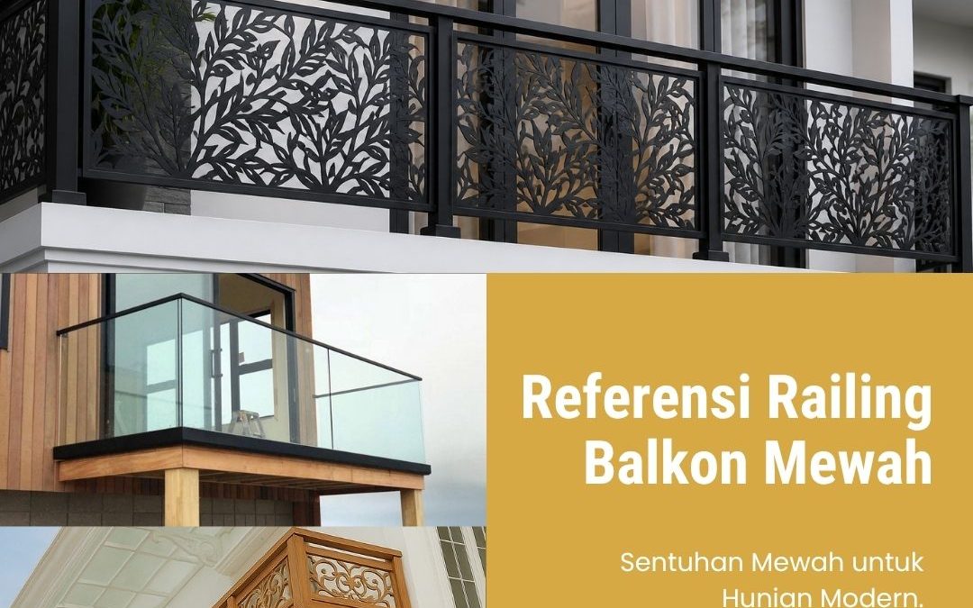 Referensi Railing Balkon Mewah Kedoya JakBar