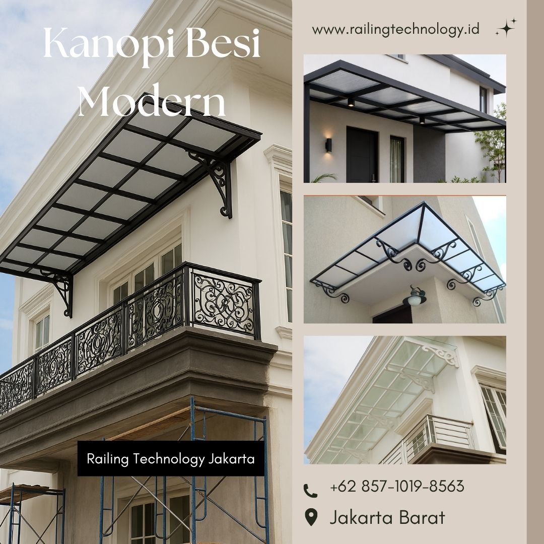 Spesialis Kanopi Besi Modern Duri Kosambi