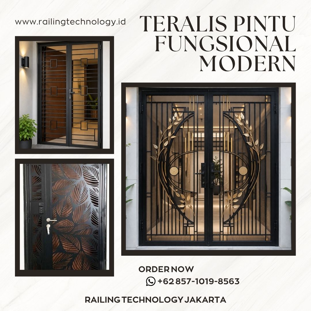 Teralis Pintu Fungsional Modern Jakarta Barat