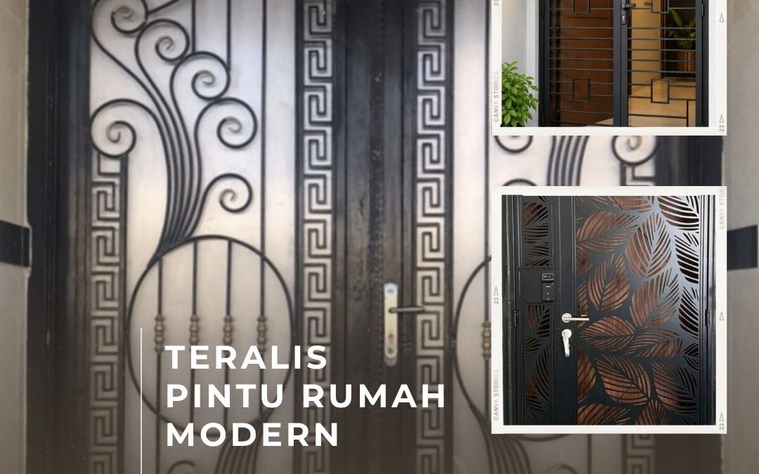 Teralis Pintu Rumah Modern Rawa Buaya