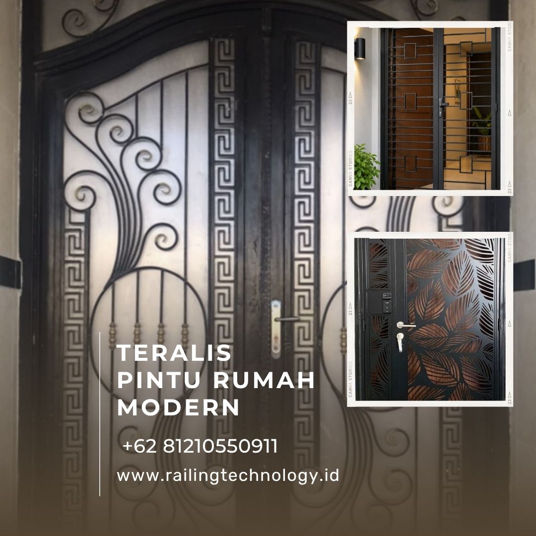 Teralis Pintu Rumah Modern Rawa Buaya