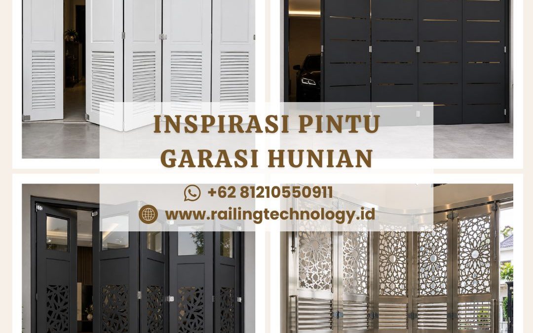 Inspirasi Pintu Garasi Hunian Modern Meruya