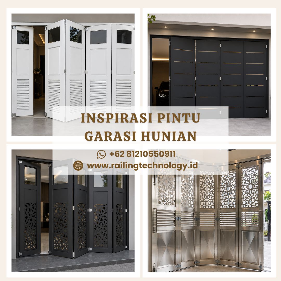 Inspirasi Pintu Garasi Hunian Modern Meruya