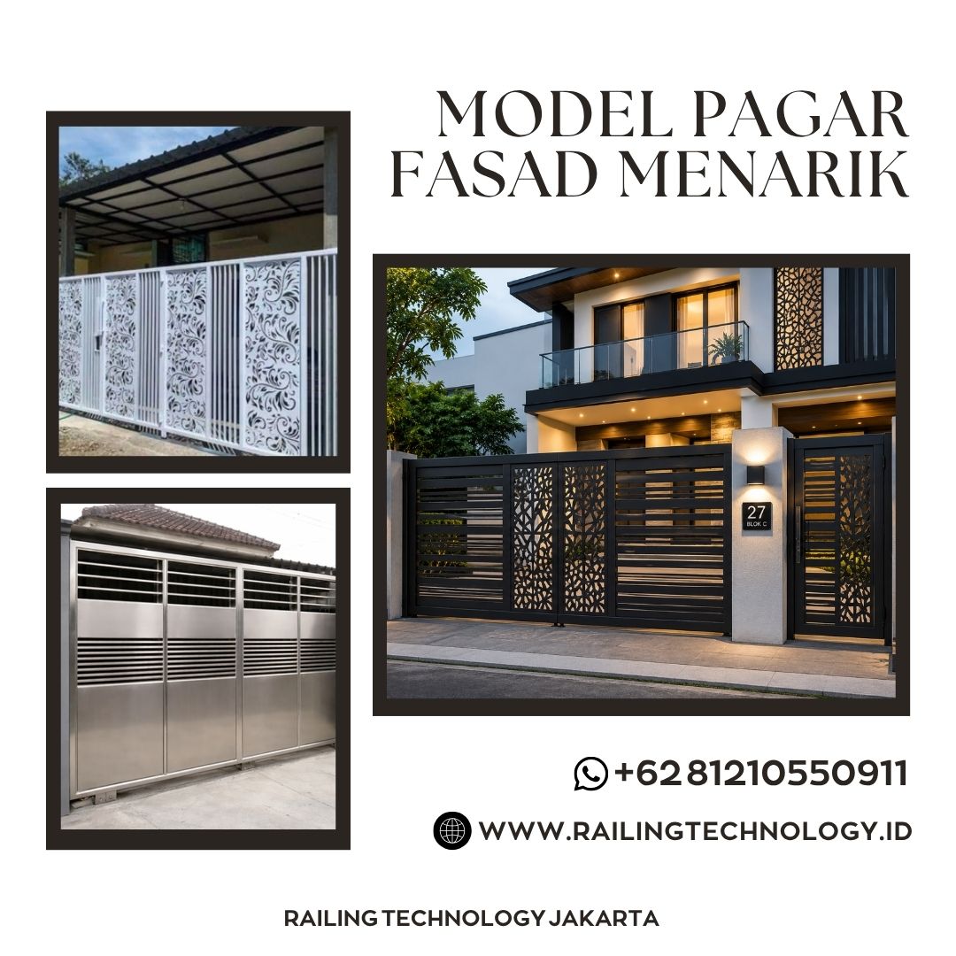 Model Pagar Fasad Menarik Duri Kosambi