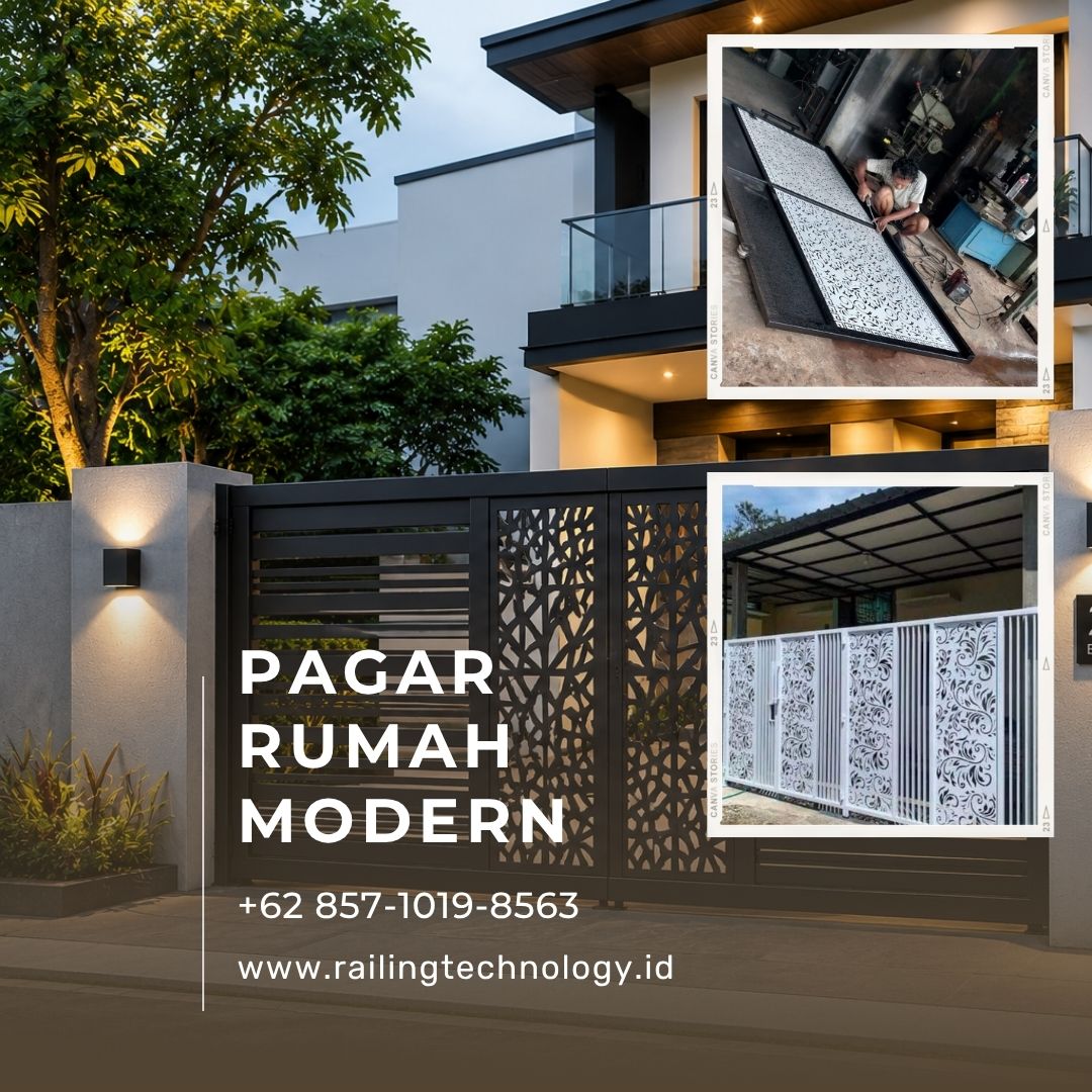 Pembuatan Pagar Rumah Modern Jakarta Barat