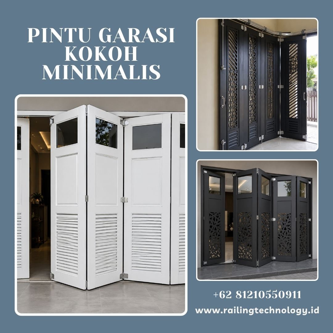 Pintu Garasi Kokoh Minimalis Daan Mogot