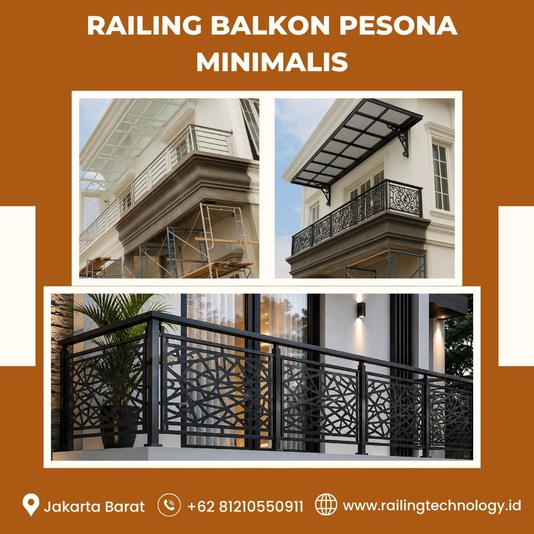 Railing Balkon Pesona Minimalis Jakarta Barat