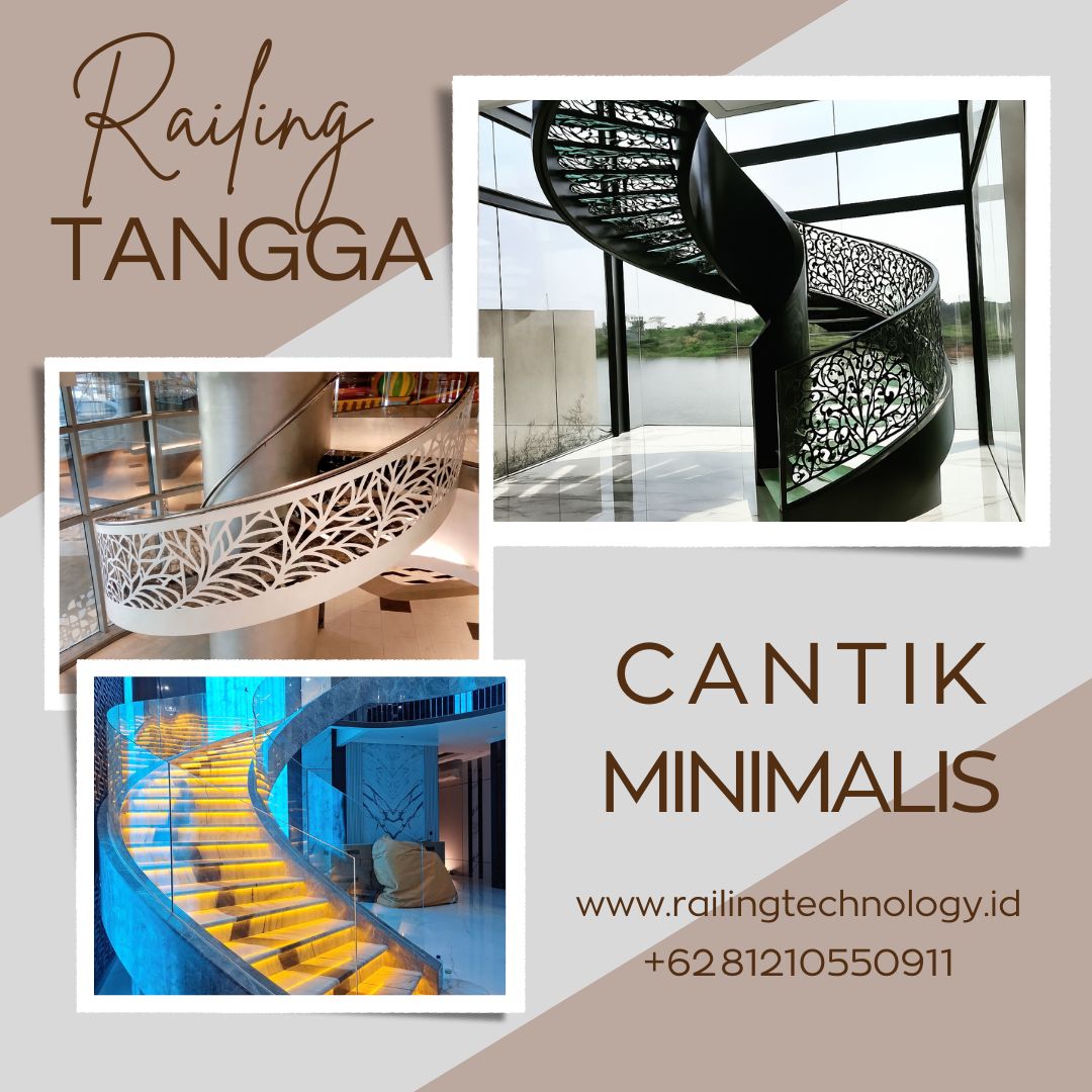 Railing Tangga Cantik Minimalis Jakarta Barat