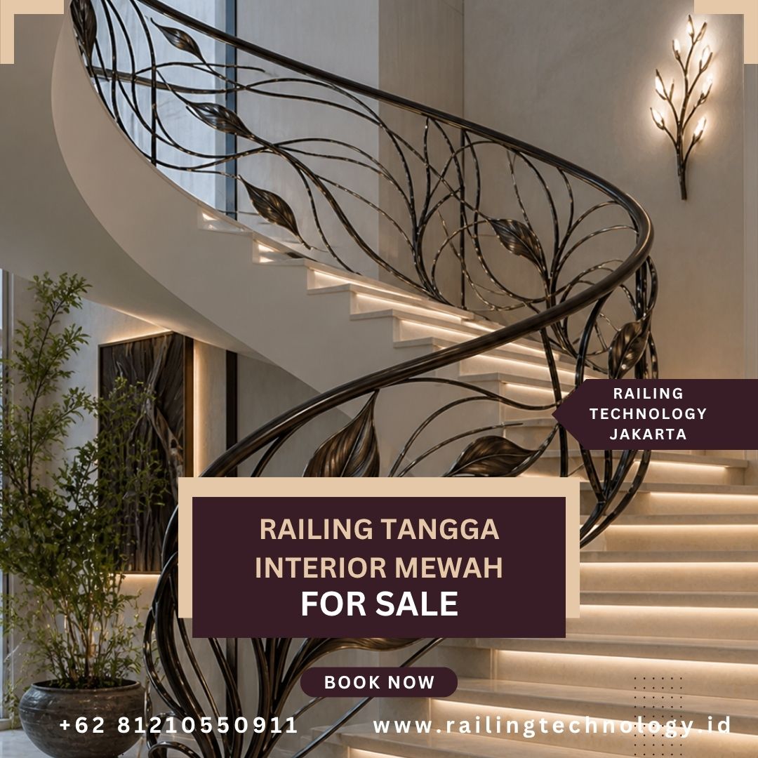 Railing Tangga Interior Mewah PalMerah JakBar