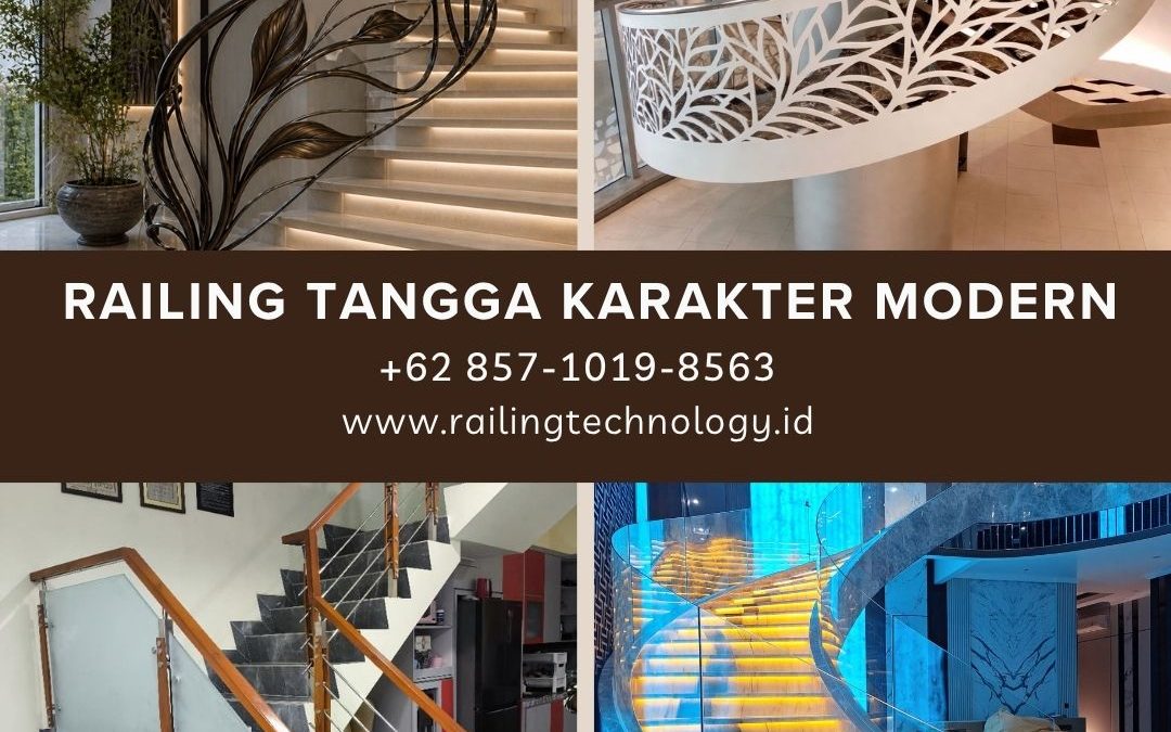 Railing Tangga Karakter Modern Jakarta Barat