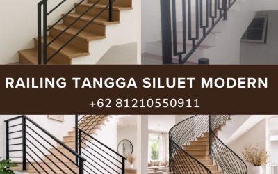 Railing Tangga Siluet Modern Slipi JakBar