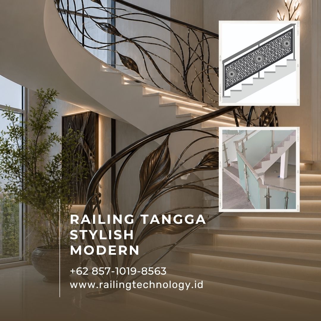 Railing Tangga Stylish Modern Duri Kosambi