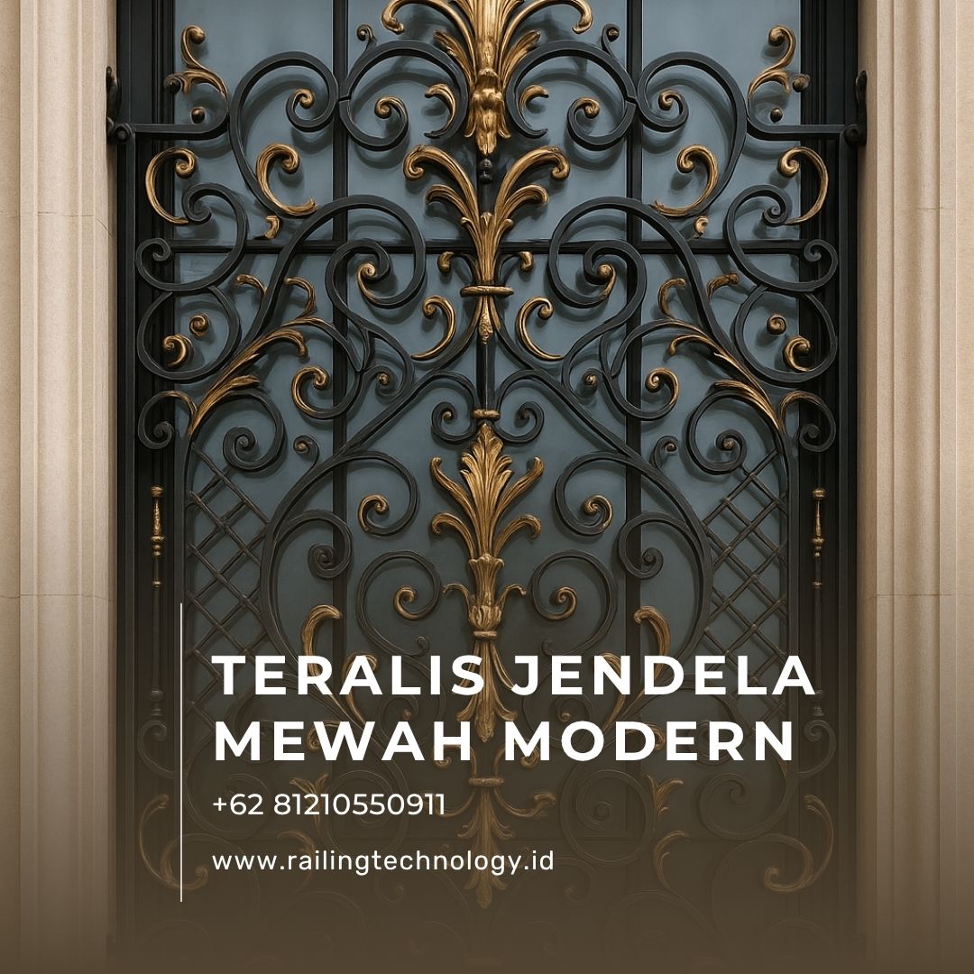 Teralis Jendela Mewah Modern Kebon Jeruk