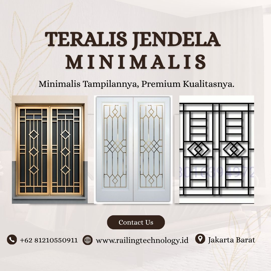 Teralis Jendela Premium Minimalis Kembangan JakBar