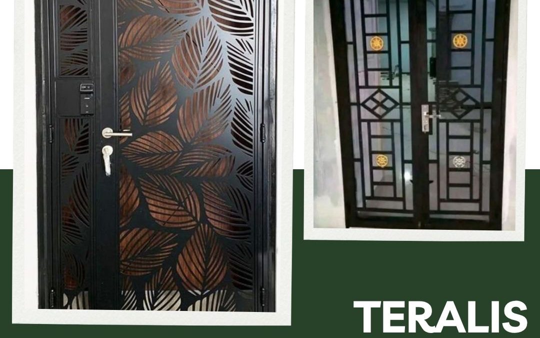 Teralis Pintu Besi Modern Cengkareng JakBar