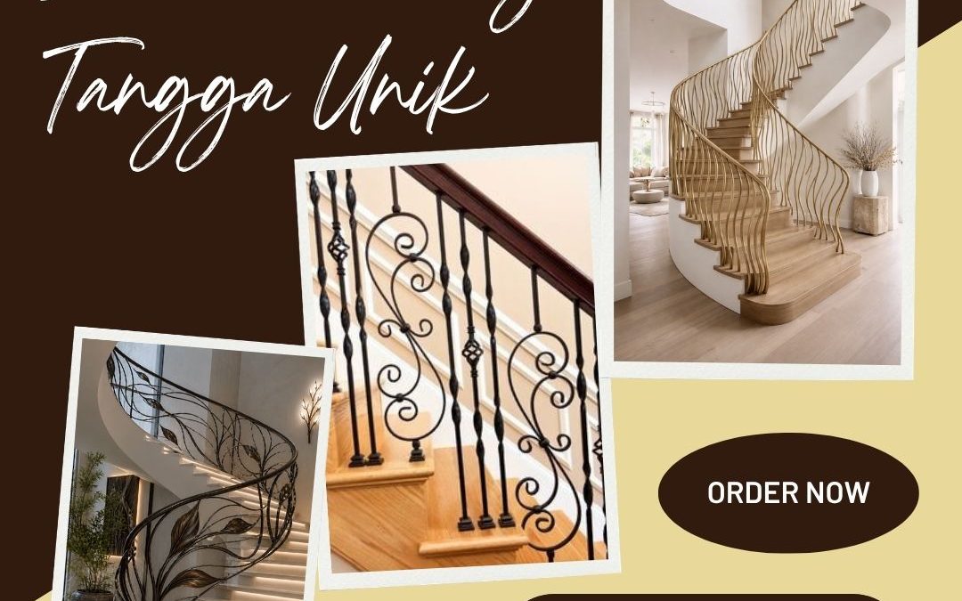 Desain Railing Tangga Unik Daan Mogot