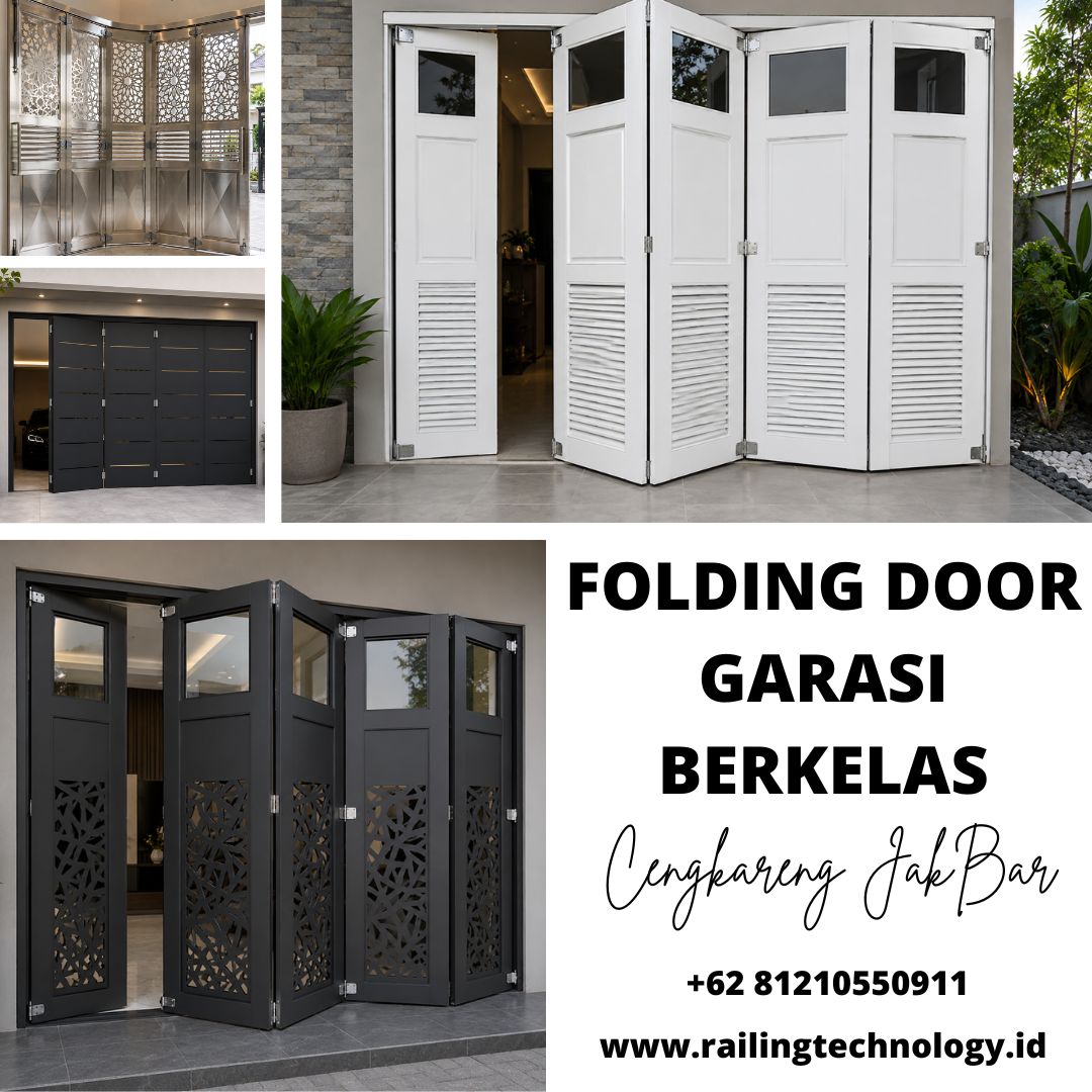 Folding Door Garasi Berkelas Cengkareng JakBar