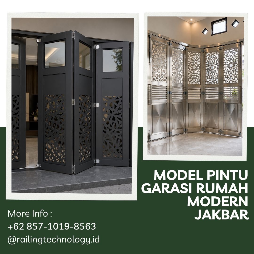 Model Pintu Garasi Rumah Modern JakBar