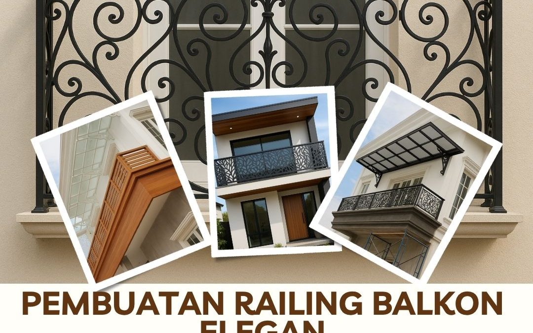 Pembuatan Railing Balkon Elegan Rawa Buaya