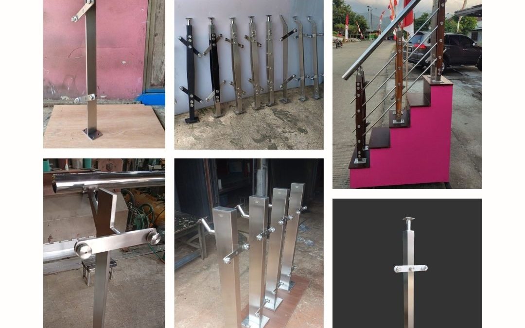 Pembuatan Tiang Railing Modern Duri Kosambi