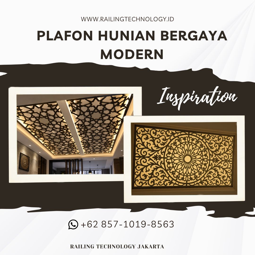 Plafon Hunian Bergaya Modern Duri Kosambi