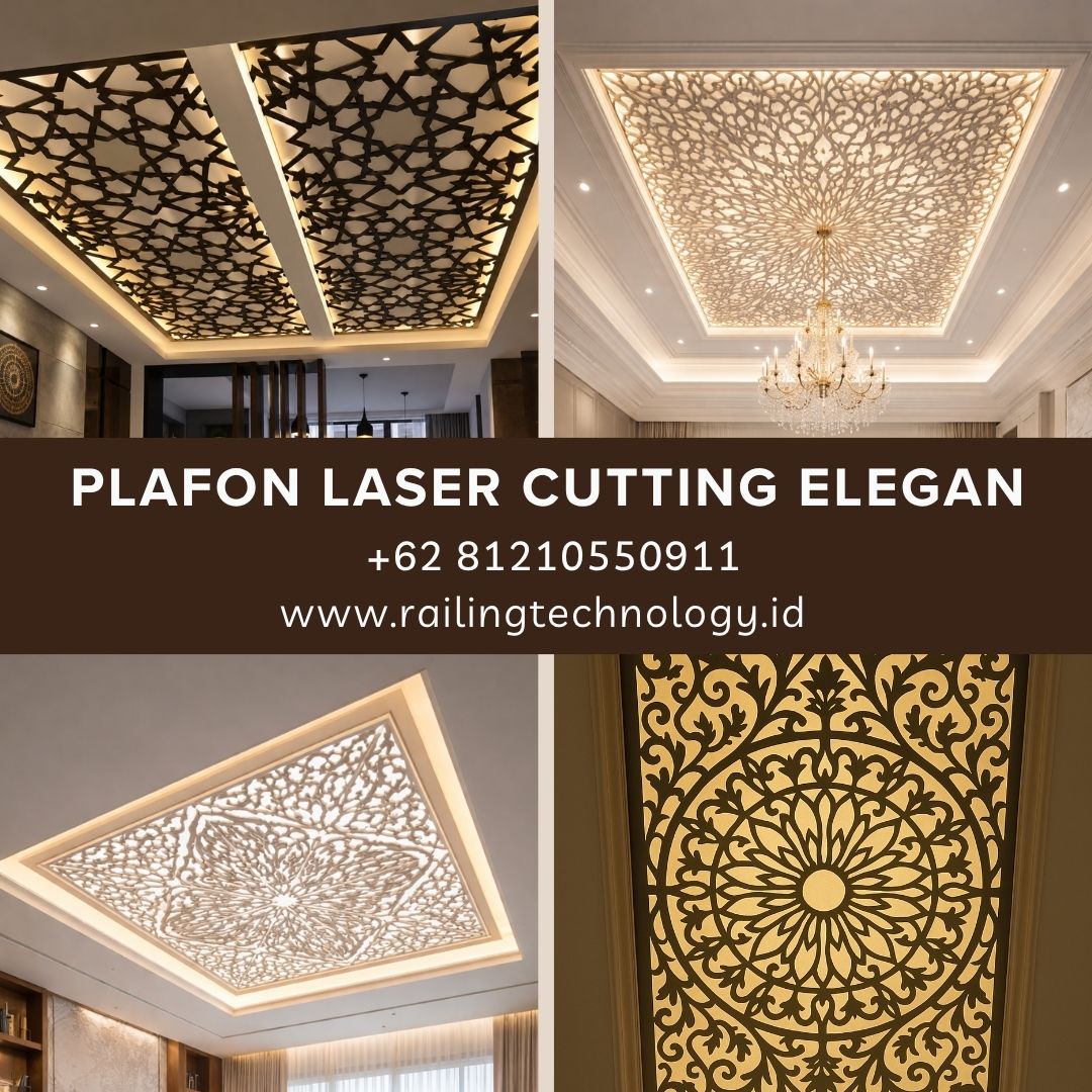 Plafon Laser Cutting Elegan Kembangan JakBar