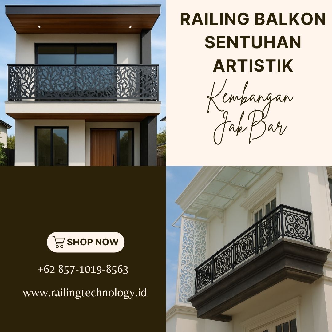 Railing Balkon Sentuhan Artistik Kembangan JakBar
