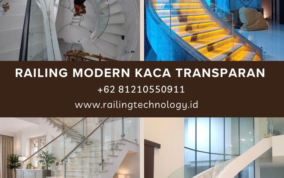 Railing Modern Kaca Transparan Kebon Jeruk