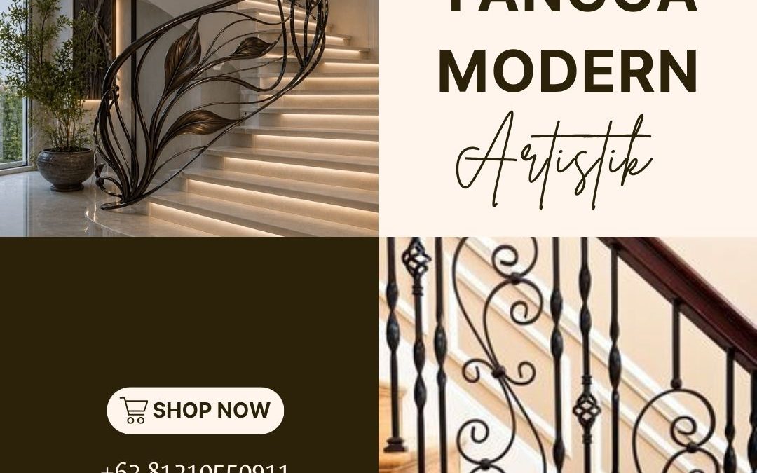 Railing Tangga Modern Artistik Meruya JakBar